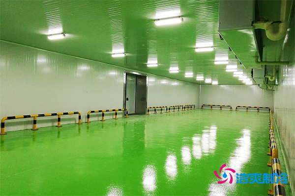 图示:完工的可口可乐饮料冷库实图