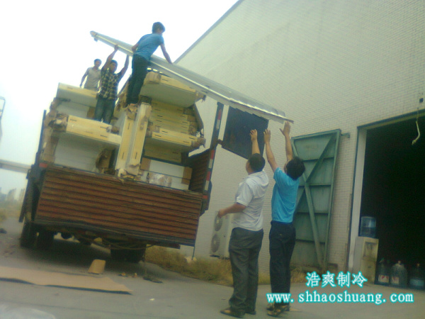 冷库设备进场